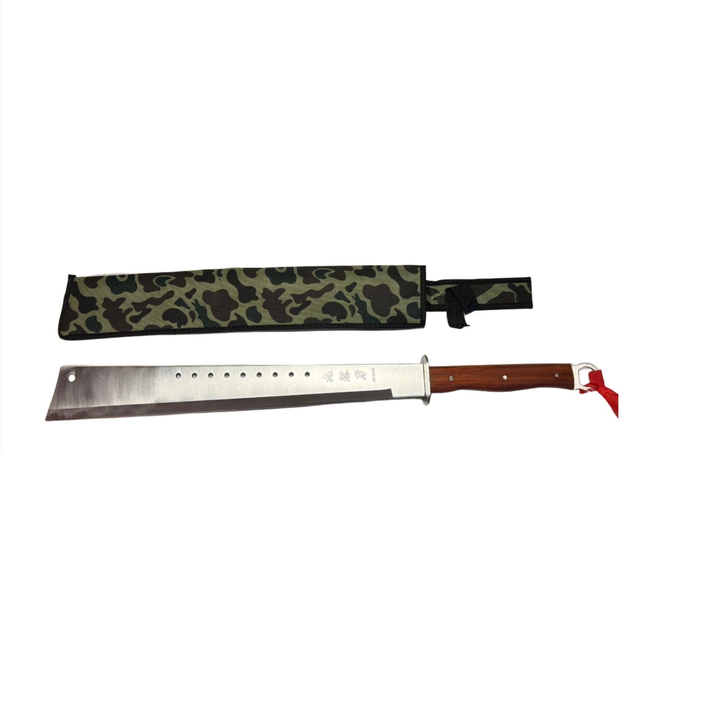 Maceta De Vanatoare, Battle Knife, 49.5 Cm, Otel Inoxidabil, Argintiu, Teaca Inclusa