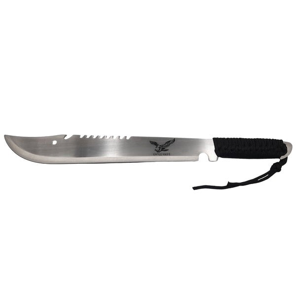 Maceta De Vanatoare Eagle Knife, 49.5 Cm, Otel Inoxidabil, Argintiu, Teaca Inclusa