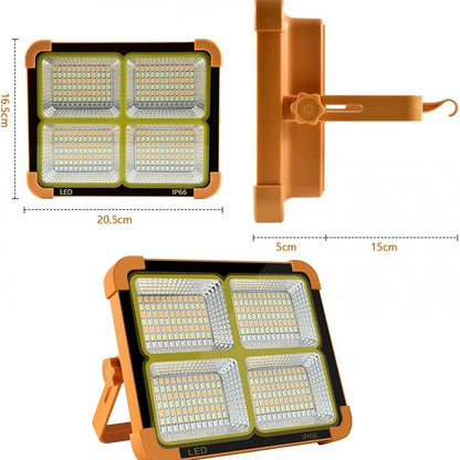 Proiector LED cu Panou Solar Incorporat: Lumină Puternică și Sursă Energetică Ecologică