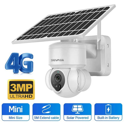 Camera IP Exterioară Andowl Q-SX81 - Conectivitate 4G/5G și Înregistrare 4K