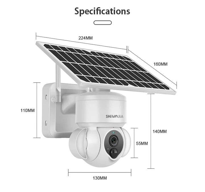 Camera IP Exterioară Andowl Q-SX81 - Conectivitate 4G/5G și Înregistrare 4K