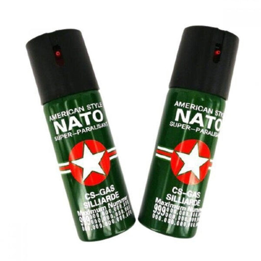 Ajánlat 2 x NATO Tear Spray 100 ml - A tokkal együtt
