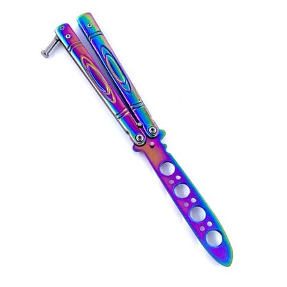 Briceag Fara Tais Butterfly Balisong Saturn CS:GO Pentru Antrenament, 22 Cm, Fade
