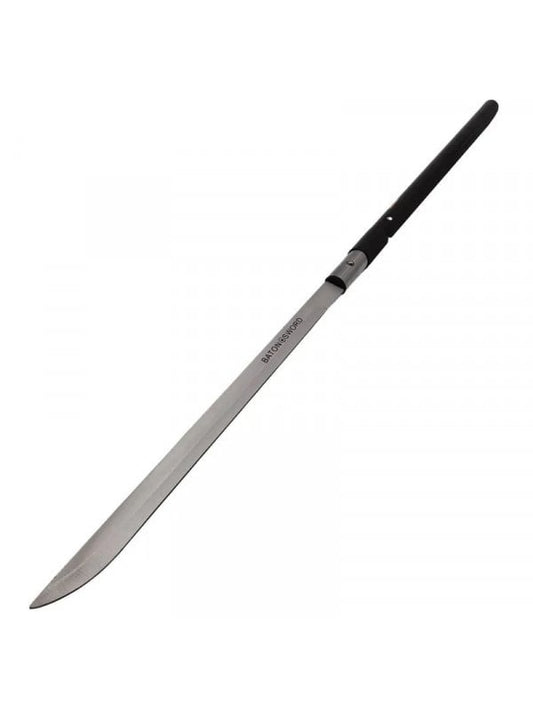 Sabie baston Shaolin, 83 cm, negru, teaca inclusa